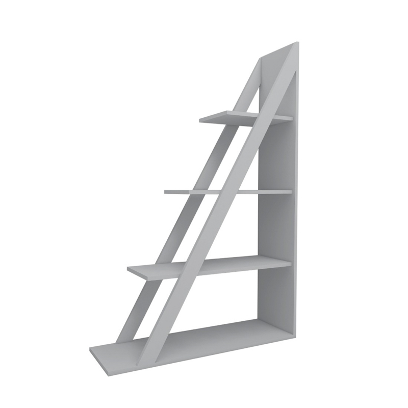 Libreria moderna soggiorno design colonna 100xH150 cm bianco Solan
