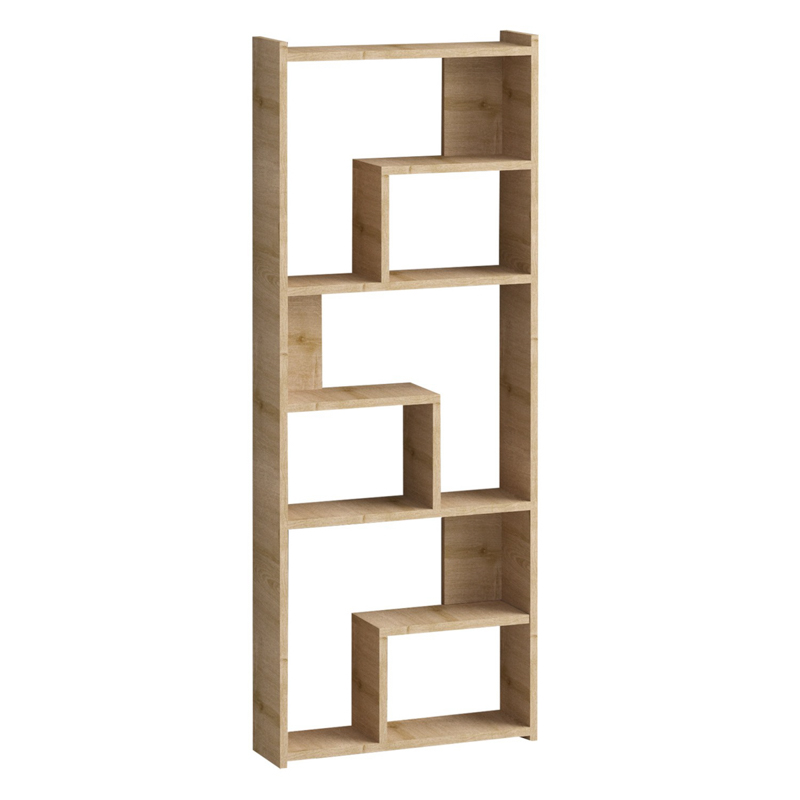 Libreria moderna soggiorno design colonna componibile  60xH150 cm rovere Aurelia