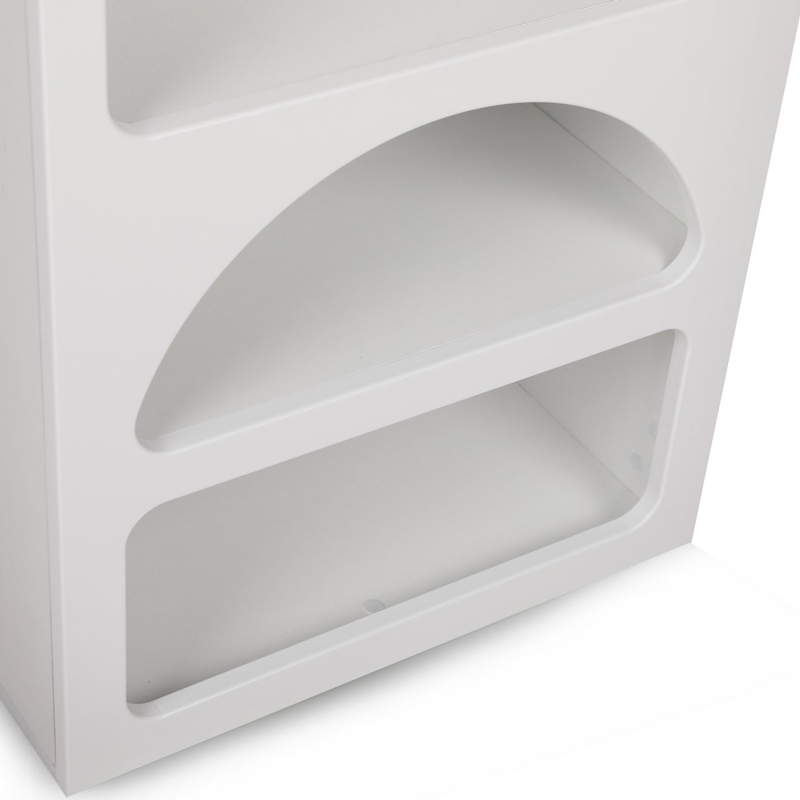 Libreria moderna soggiorno design colonna 60xH150 cm bianco Orven