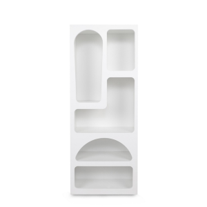 Libreria moderna soggiorno design colonna 60xH150 cm bianco Orven