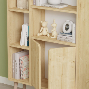 Libreria moderna soggiorno design 25xH48 cm rovere chiaro Ardel