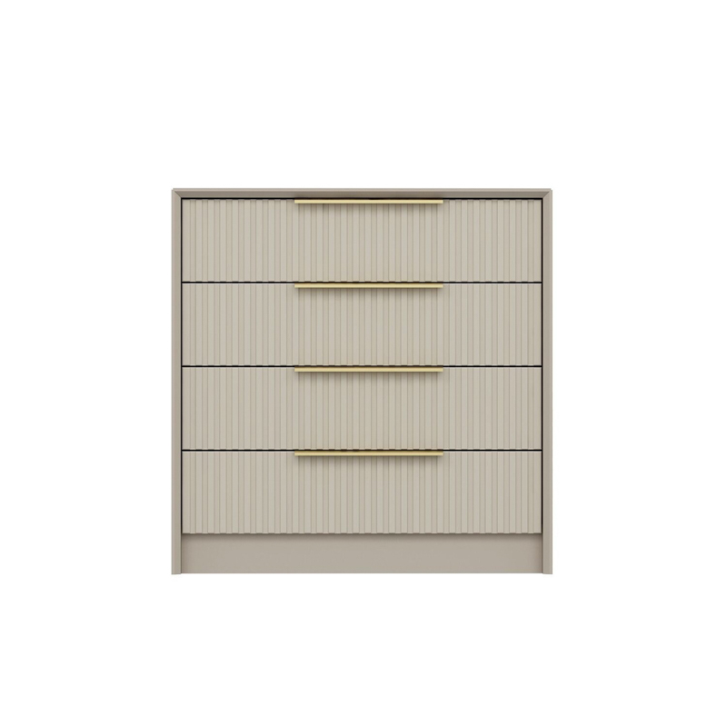 Comò cassettiera moderna camera da letto 72xH77 cm beige Dalton