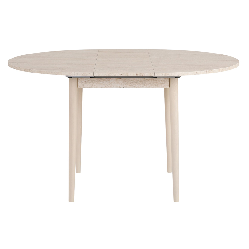 Tavolo allungabile moderno rotondo 100x100 cm marmo Parma
