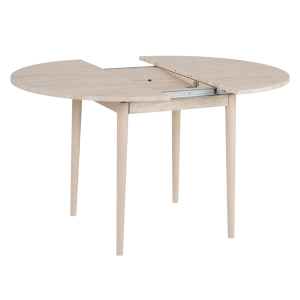 Tavolo allungabile moderno rotondo 100x100 cm marmo Parma