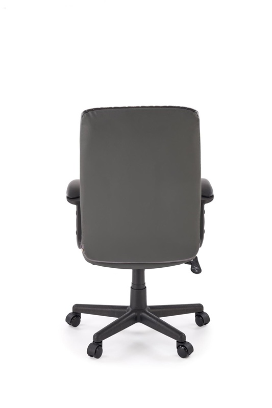 Sedia ufficio girevole con braccioli regolabile ergonomica nero Vilma