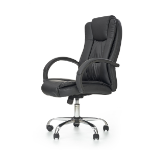 Sedia ufficio direzionale girevole con braccioli regolabile ergonomica nero Boss
