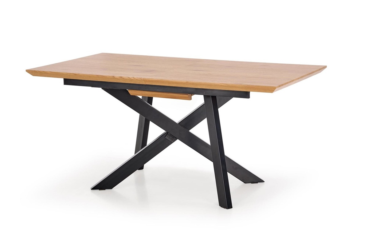 Tavolo allungabile moderno da pranzo 160/200 rovere nero Arvia