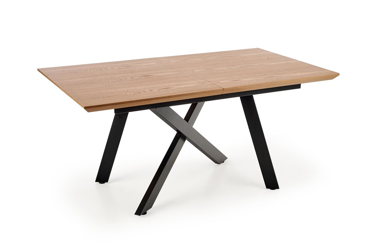 Tavolo allungabile moderno da pranzo 160/200 rovere nero Arvia