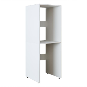 Mobile lavatrice asciugatrice lavanderia 67xH176 bianco Clean