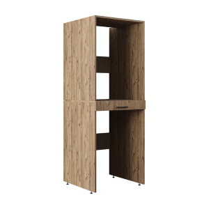 Mobile lavatrice e asciugatrice 67x185h con ripiano estraibile rovere oldwook Fresh