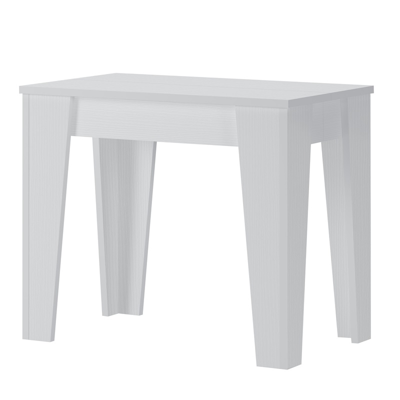Tavolo consolle allungabile 54/306 cm 3 metri moderno bianco Ruma