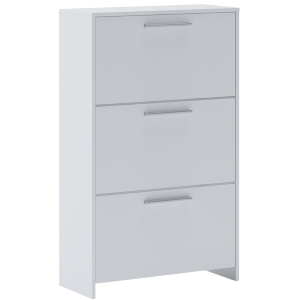 Scarpiera salvaspazio moderna  3 ante 69xH115 bianco Rima