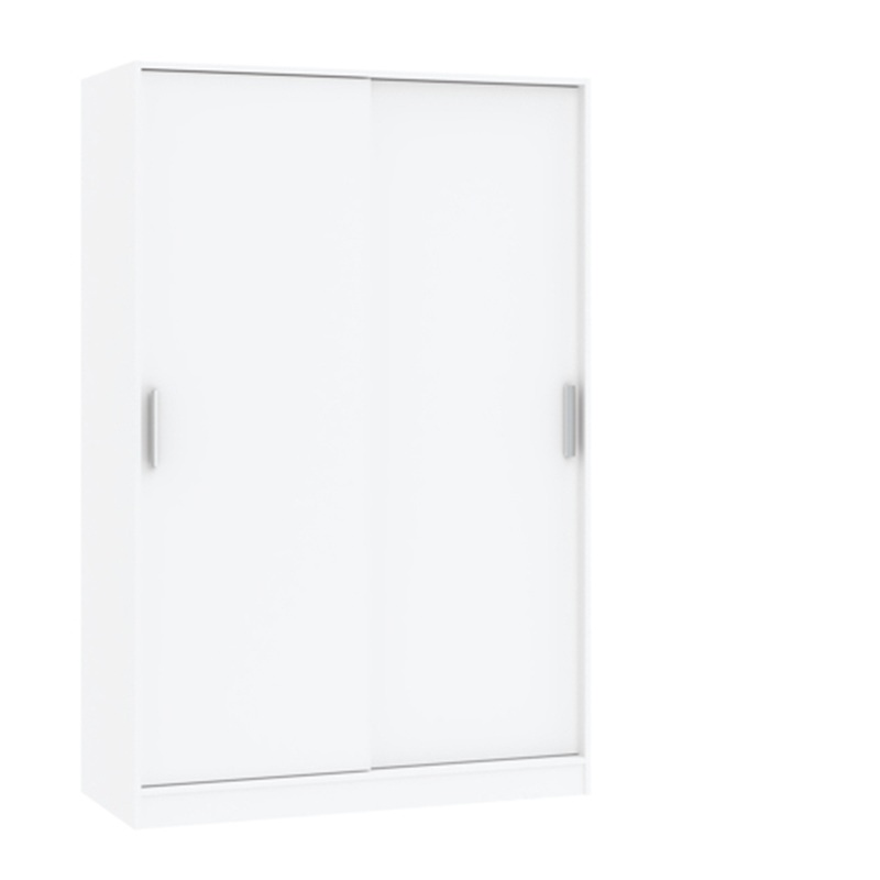 Armadio ante scorrevoli moderno 120xH182 bianco Qusta