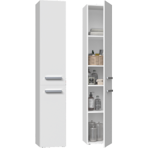 Colonna bagno a terra 1 anta 31xH174 bianco opaco Altis