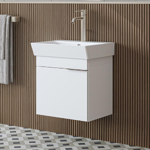 Mobile bagno sospeso lavabo 50 cm bianco Mistral