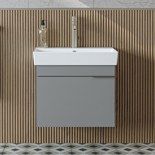 Mobile bagno sospeso lavabo 60 cm grigio Mistral