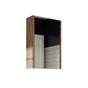 Specchio bagno contenitore 1 anta 40xH60 rovere Drift