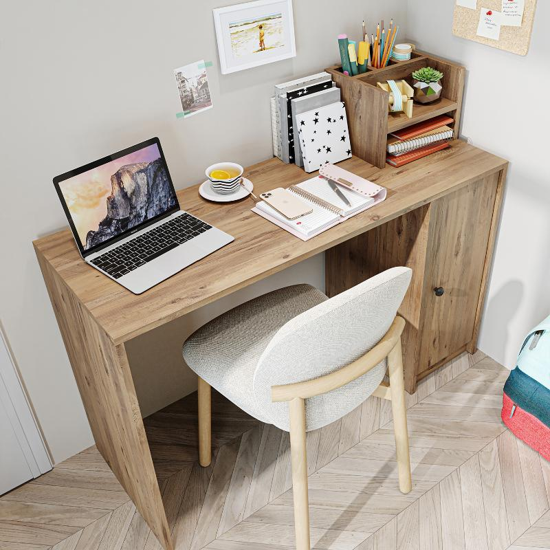 Scrivania ufficio moderna lineare libreria 1 anta 120xH100 cm rovere Flus
