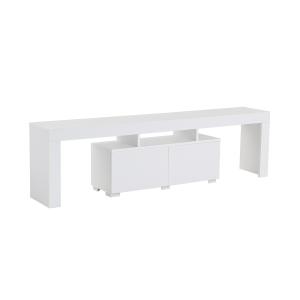 Mobile porta tv moderno terra 180xH50 cm bianco opaco Carin