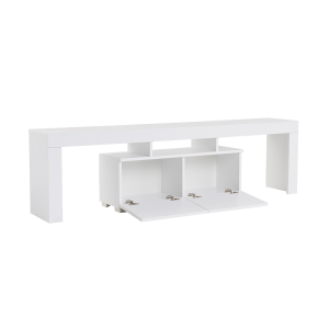 Mobile porta tv moderno terra 180xH50 cm bianco opaco Carin