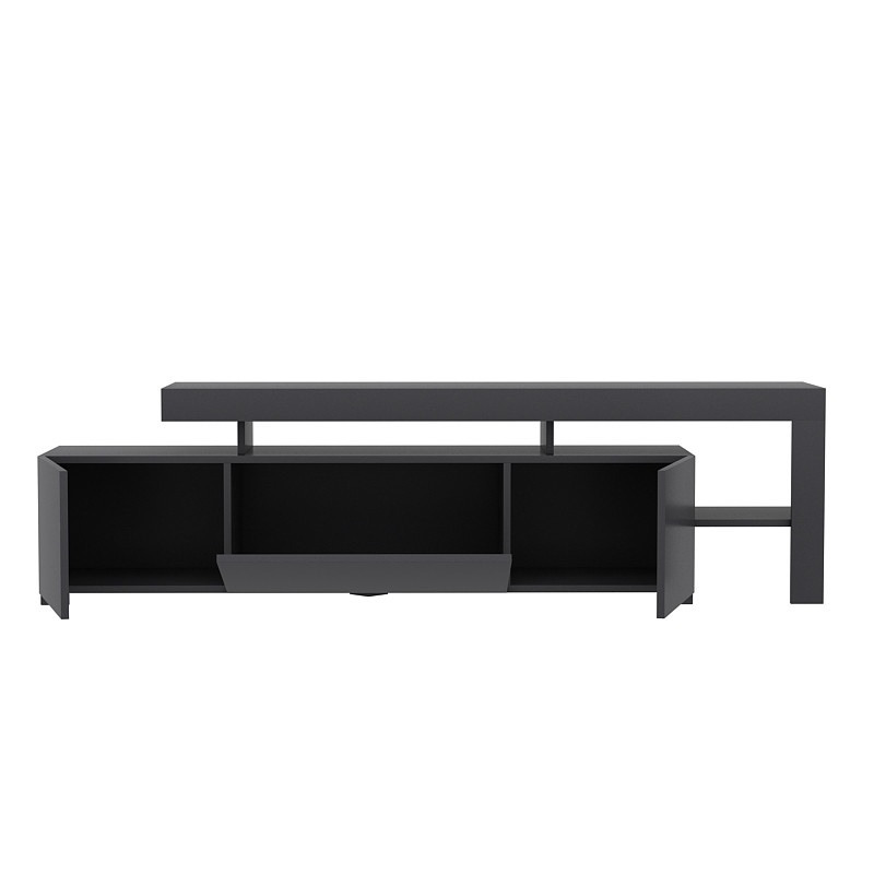 Mobile porta tv moderno terra led 192xH53 cm antracite Chita