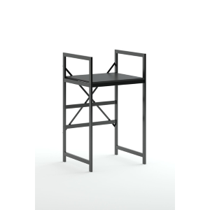 Mobile lavatrice asciugatrice 66xH120 cm industrial metallo rovere Dixa