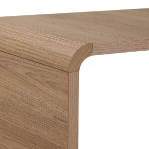 Libreria moderna soggiorno design 1 cassetto 78xH153 cm rovere Tudor