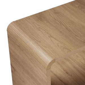 Libreria moderna soggiorno design 1 cassetto 78xH153 cm rovere Tudor