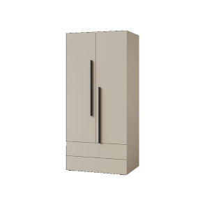 Cameretta completa ragazza moderna 315xH195 beige rosa Oslo