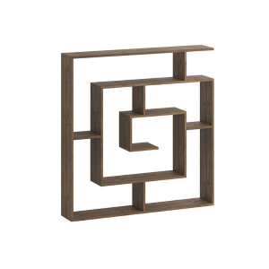 Libreria moderna design soggiorno 125xH129 quercia Maze