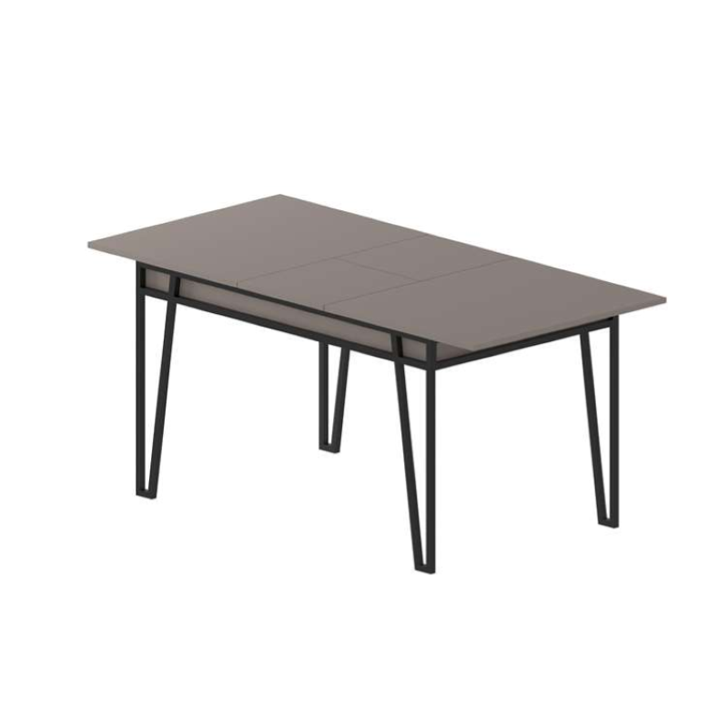 Tavolo allungabile 132/170 da pranzo moderno design tortora Jodi