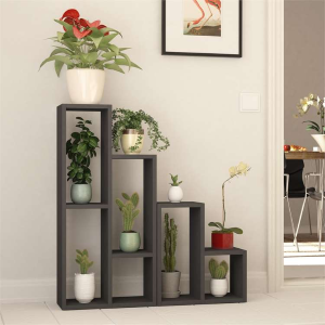 Libreria moderna fioriera portapiante design 42xH89 cm antracite Edera