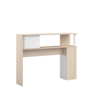 Cameretta completa bambini letto singolo rovere bianco Star-3