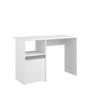 Scrivania moderna cameretta bambini 110xH75 bianco grigio o rosa Children