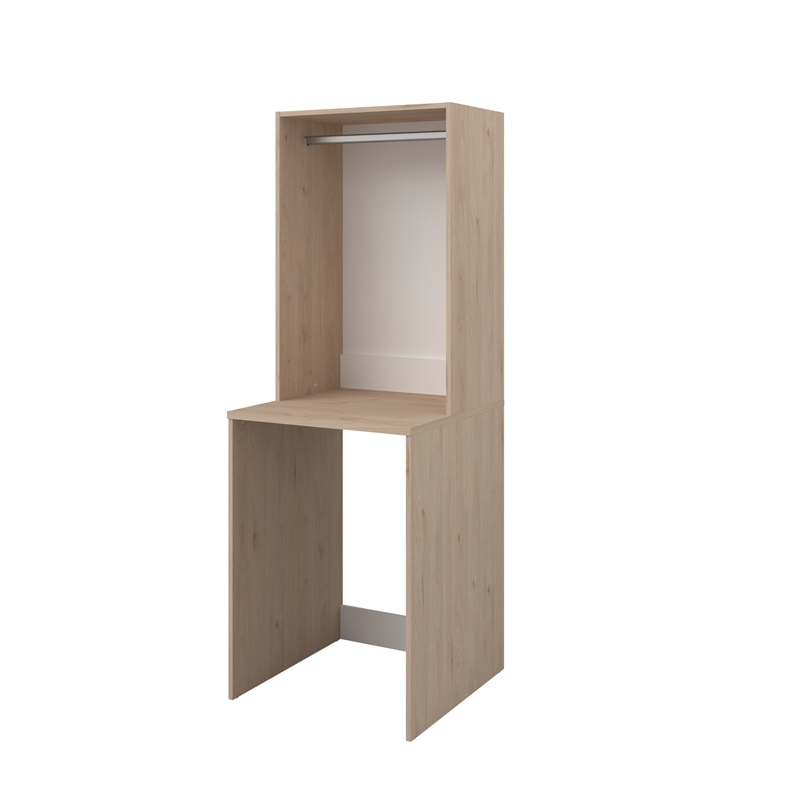 Mobile lavatrice moderno design 65xH184 bianco rovere Candor-1