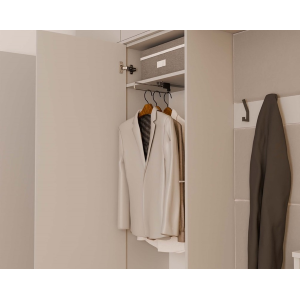 Mobile ingresso moderno 200xH238 cm cassapanca beige Berlino
