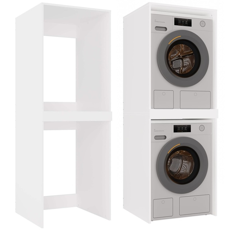 Mobile lavatrice asciugatrice colonna 64XH180 bianco Lopez
