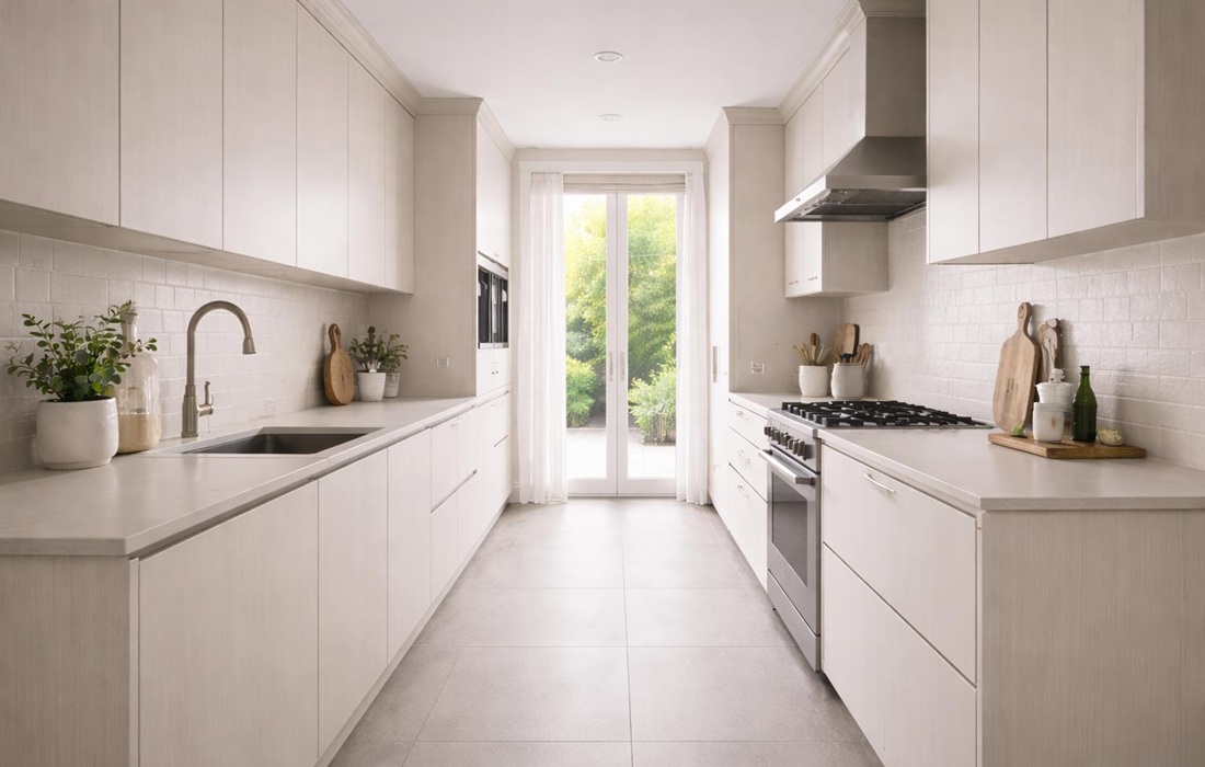 Idee cucine piccole e strette: trucchi per moltiplicare lo spazio