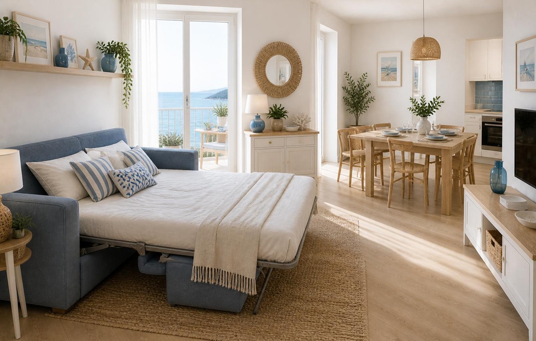 Arredare una piccola casa al mare: idee fresche e funzionali
