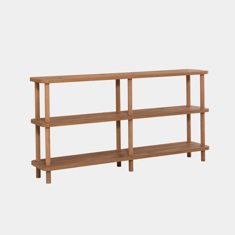 Libreria moderna mobile multiuso 150xH74 cm rovere Soren