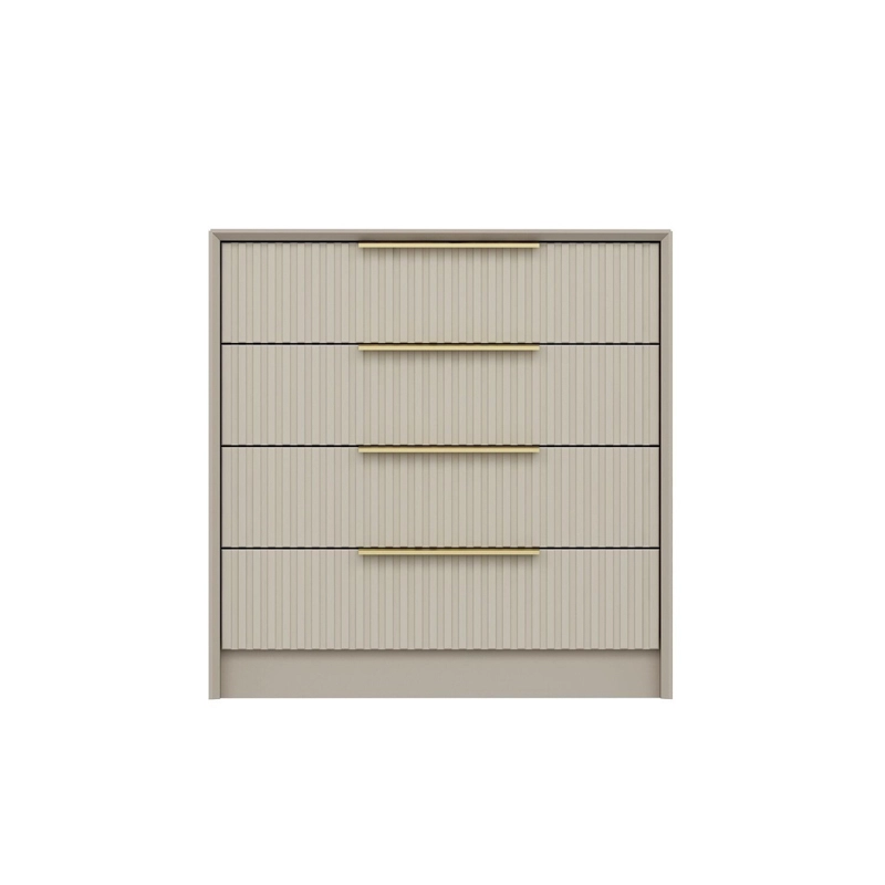 Comò cassettiera moderna camera da letto 72xH77 cm beige Dalton