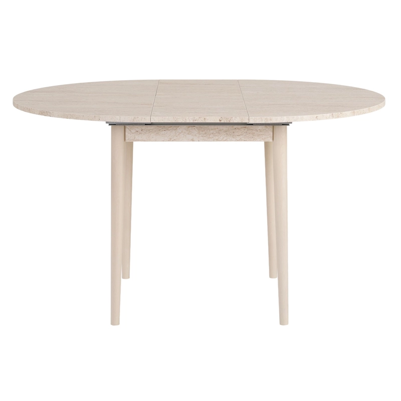 Tavolo allungabile moderno rotondo 100x100 cm marmo Parma