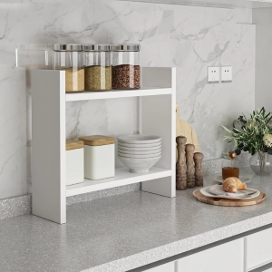 Mobile cucina portaspezie organizer multiuso 34xH30 bianco Basket