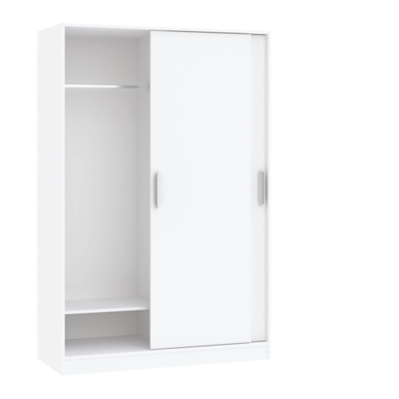 Armadio ante scorrevoli moderno 120xH182 bianco Qusta