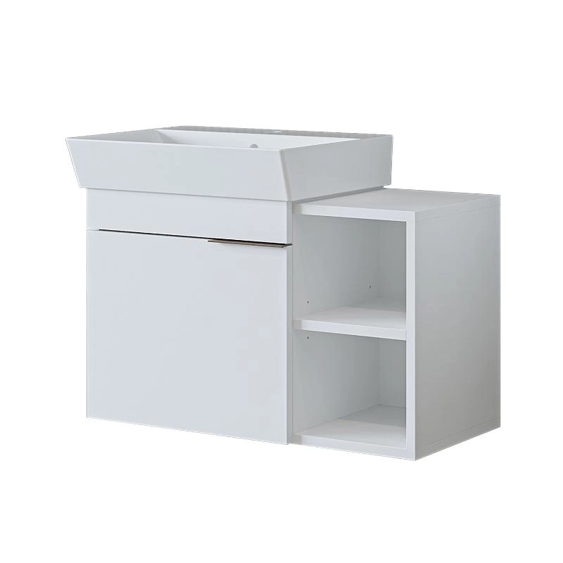 Mobile bagno sospeso lavabo 72 cm bianco Mistral