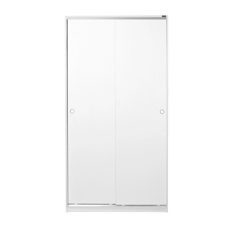 Armadio 2 ante scorrevoli camera da letto 94xH182 cm bianco Oscar