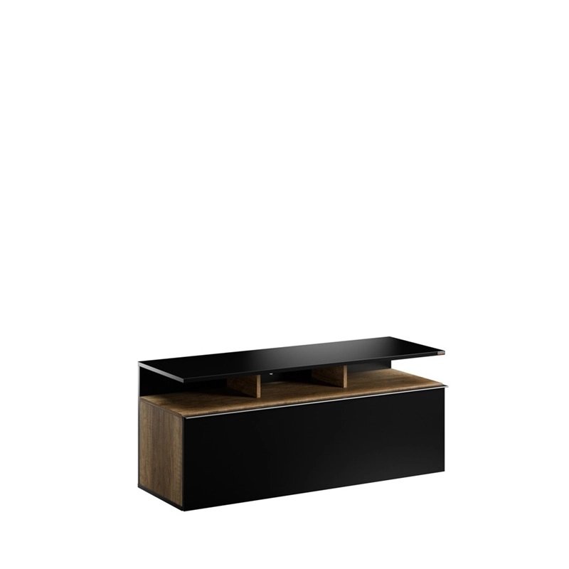 Mobile porta tv moderno 117xH48 cm noce nero Form