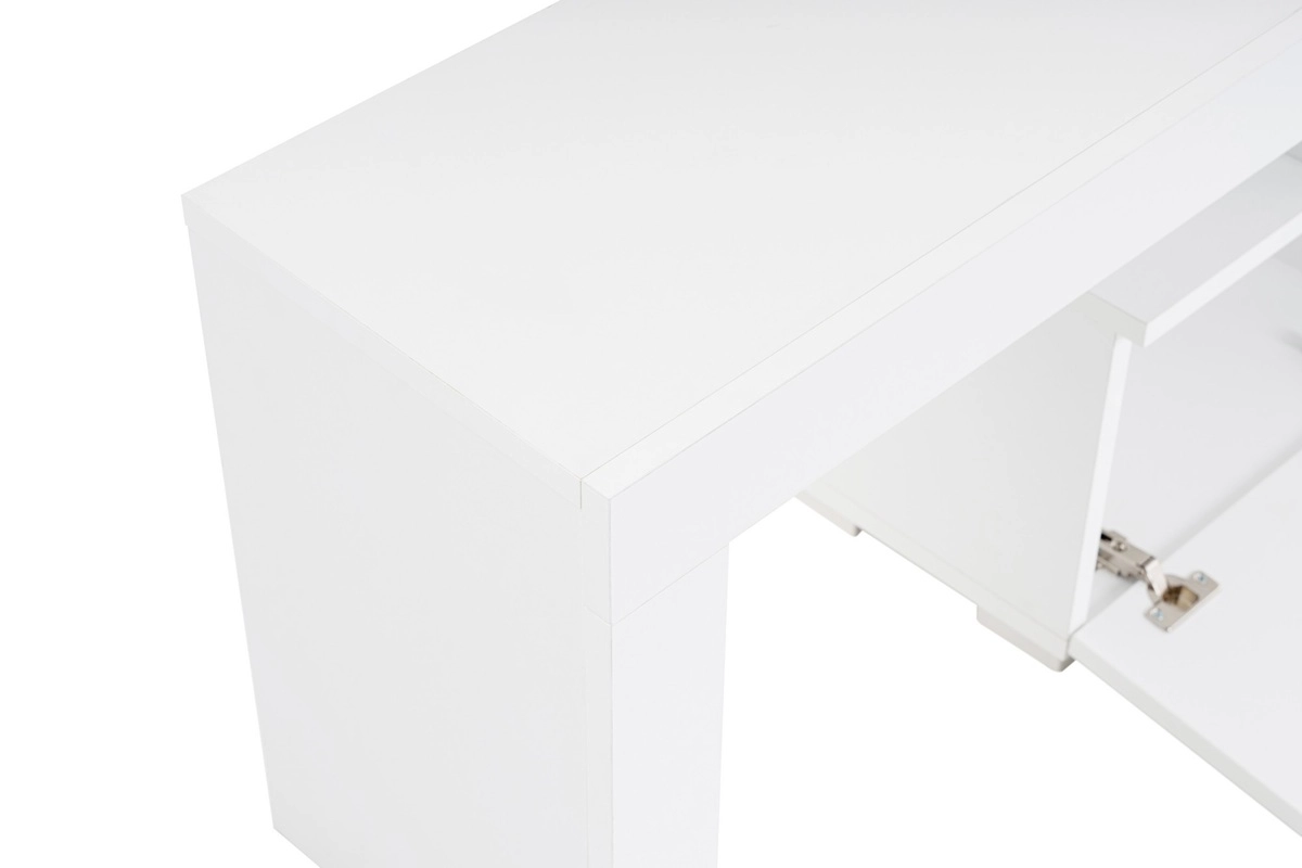 Mobile porta tv moderno terra 180xH50 cm bianco opaco Carin