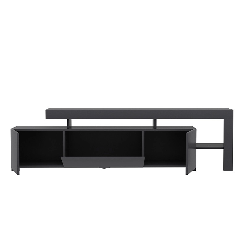 Mobile porta tv moderno terra led 192xH53 cm antracite Chita