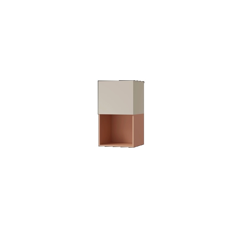 Cameretta completa ragazza moderna 315xH195 beige rosa Oslo